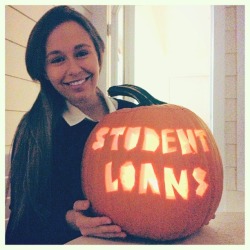 disordinary:  my scary pumpkin.   Me