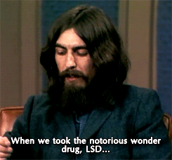 thebeatlesordie:  George Harrison explaining the first time he and John Lennon ever did LSD. 