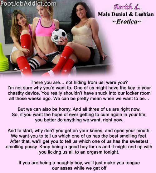 Thank you &lt;3My Male Denial and Lesbian Chastity Books:https://www.smashwords.com/profile/view/AerithL
