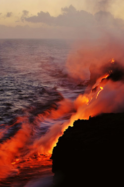 wolverxne:  Lava | by: [John Hook]  I would love to see this in person