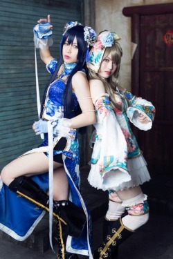 cosplay-soul:  Umi Sonoda &amp; Kotori Minami | Love Live! School Idol Project 