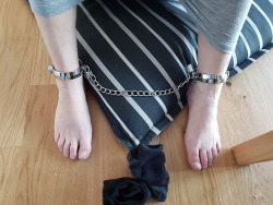 fragglin: captivity4u: Today was the perfect day. When waking up I had her suck my dick. She got horny, so I installed the lovense and walked with her to the bakery  (of course in Collar and cuffs around her wrists). Had her wait in the middle of the