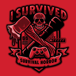 gamefreaksnz:  Survival horror crest is now on sale for บ cheap at shirtpunch.com!