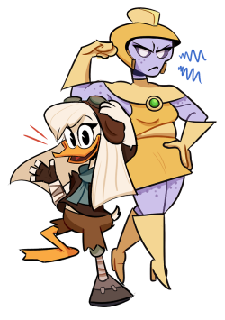 lechepop:thanks ducktales for the two new cute girls