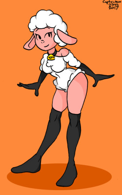 I recently discovered Leggy Lamb, and knew immediately I had to draw her. 