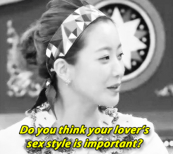 :  “What if everything else is good but your sex styles don’t match?” GD: *goes silent* 