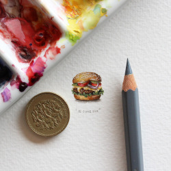 widemouthed:  itscolossal:  Postcards for Ants: A 365-Day Miniature Painting Project by Lorraine Loots  This is sick. 
