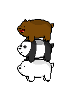 tia-draws-things:  Bear stack for your dash!!! (just give me credit for it please :3c )It’s transparent! 