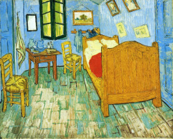 artist-vangogh:  Vincent’s Bedroom in Arles, 1889, Vincent van GoghMedium: oil,canvas