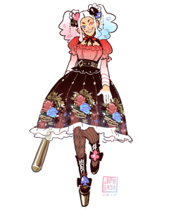 japhers:matching lolita coords for you and your crime gf