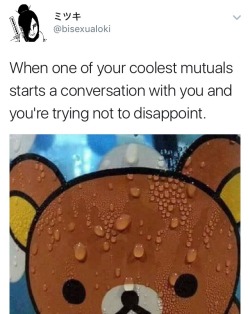 alucardbrofist: tanktoptiger: This is so relatable  @shapedlight this is how I felt talking to you that first time And how do you feel now that we&rsquo;ve talked so much? :D