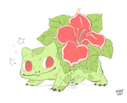 sketchinthoughts: ivysaur with these colors