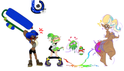 Wendy: That’s my MOM!!!#&mdash;&ndash;Wendy doesnt like inklings perving on her mom.I cant edit well with what I got&hellip;@slbtumblng drew Woomy Mommy, @Lewd-acris continued with adding the inkling boy and I took it a step further with my inkling