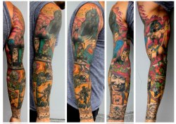 fuckyeahtattoos:  tattoo by jamie macpherson vancouver bc canada www.digitaldemigods.com
