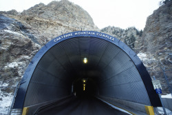 samantha-carter-is-my-muse:johnspuddlejumper:johnspuddlejumper:humanoidhistory:The tunnel entrance to the North American Air Defense (NORAD) Space Command Cheyenne Mountain Complex, October 18, 1984.(National Archives)As known as SGC.#stargate#we know