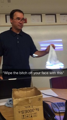 lesbian-killjoy:  senator—armstrong:  the-awesome-adventurer:  the-awesome-adventurer:  the-awesome-adventurer:  I think the snapchats of my math teacher are the only thing I’ll be remembered for and I’m okay with that  I got suspended, Thursday