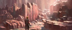starwars:  Anakin Skywalker journeys to Iego in this concept art from The Clone Wars. Iego was where Anakin tells Padmé angels reside in The Phantom Menace.