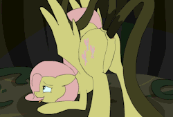 kanashiipanda:  Made another one.  Done in around 6-7 hours.  inb4 animating porn becomes a thing.  lol More Fluttershy getting tentacled.  Ja