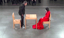 blacklorelei:  blacklorelei:  showslow:  Marina Abramovic meets Ulay Marina Abramovic and Ulay started an intense love story in the 70s, performing art out of the van they lived in. When they felt the relationship had run its course, they decided to walk