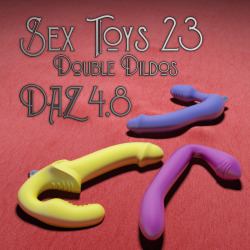 Double Dildos by RumenD! This one is on FIRE! Contents are as follows:1 FeelDoe2 Revolver3 Strap-on double dildoGet this awesome product and add it to your RumenD collection!Sex Toys 23 - Double Dildoshttp://renderoti.ca/Double-Dildos-RumenD