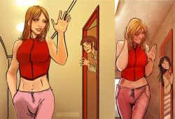 nebezial-asheri:    it’s interesting what 3 years did for my understanding of facial expressions and body language  sunstone vol4 work in progress   For most of these three years I thought you, Shiniez, were a woman.  Not paying enough attention -