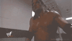 turnbucklezine:  There’s something about watching then reigning champion Triple H slipping backstage during an “intense walk” segment that makes you think, “I must share this with as much of the internet as I can, in gif form.” I lovingly call