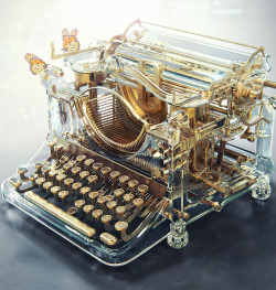 dieselfutures:  Glass Typewriter