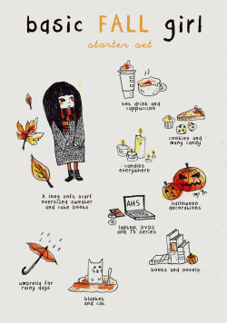 iwanttobeinvisible:  Hallo autumn. &lt;3Obviously my favorite season is autumn , I feel reborn. Fuck the summer , I was born to be with yellow leaves and sweaters.   &hellip;except the cat.
