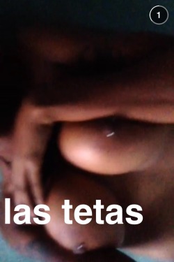 milloux:  rafaort:  &lsquo;las tetas&rsquo; de milloux on snapchat  Hay! You stole my snap chat!