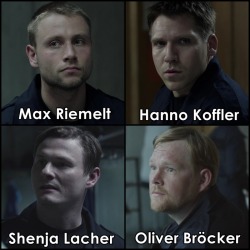 hotfamous-men:  Max Riemelt, Shenja Lacher, Hanno Koffler and Oliver Bröcker 