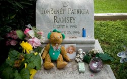 luciferlaughs:The grave of JonBenét Ramsey, the 6-year-old pageant queen who was found murdered in her own home. Her case remains unsolved.