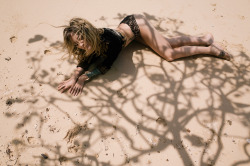 Sand Shadows Theresa Manchester photographed by Edric Chen Palwan Philippines 2014