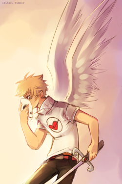 someone asked for Dave as Zacharie aND there&rsquo;s that one design with the sword and wings soo