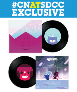 cartoonnetwork:You asked…we delivered. Get “Stronger Than You” and “Love Like You” on vinyl, only at San Diego Comic Con! 