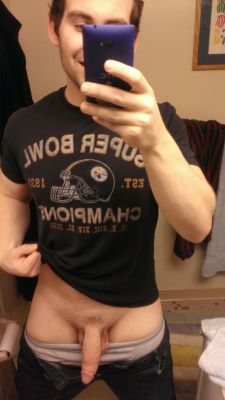 bigdbob:  Here’s a softie from the bathroom of the party I was at earlier, lol. Also, a friendly reminder that nobody has more Super Bowl wins than the Steelers :)  You ever come to Houston
