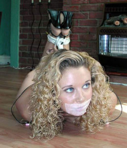 gaggedslave:   Girl In Hogtiebondage  BDSM Gagged Slaves, Ball Gag, Tape Gag pictures from Tumblrhttp://gaggedslave.tumblr.com/ Blogs I follow: Amateur Bondage / Just Nipple Clamps / How Can I  Find a Girlfriend : Amateur-BDSM.org Submit your Amateur