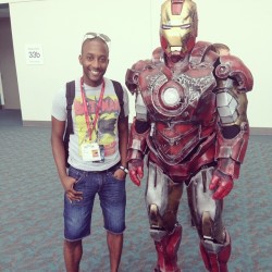 bad ass#Ironman cosplay! #SanDiegoComicCon #ComicCon (at San Diego Convention Center)