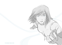 pixlbender:  Like BreathingSounds: I need your love Gameboyz Euro Remix | Mohombi This started out as an emo Korrasami piece that had a little ghost Korra, but in the end, it turned into this—which I like way better! Still working on my Korrasami comic,