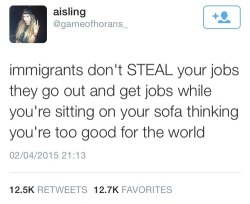 thedarkestlove:  indygo:  Facts  It’s been this simple for FOREVER.   And if there’s anyone to blame its actually the employers, because they deliberately employ immigrants solely because they’ll work for less (this doesn’t happen in every business