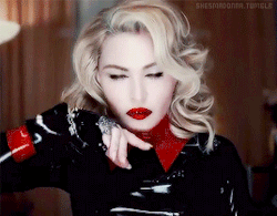 shesmadonna: Madonna in the new promotional commercial for the skin care products MDNA SKIN  She looks like she couldn&rsquo;t be a day over 35.  I wonder how much is makup, how much is CGI and how much is cosmetic surgery.  If it’s all clean living,