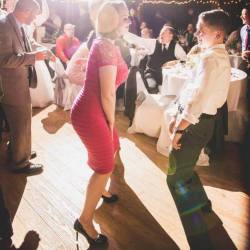 this-is-hard-femme:  me n my beau at a weddin’  BUTCH/FEMME ballroom dancin&rsquo; &lt;3 &lt;3 &lt;3