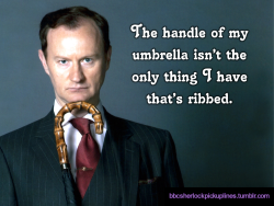 â€œThe handle of my umbrella isnâ€™t the only thing I have thatâ€™s ribbed.â€