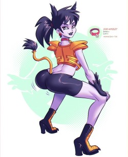grimphantom2:  superfantoasts: Kylie Griffin (IDW Ghostbusters) twerking about   Zoo amulet (adding Griffin-like details). Shake it!  Dat KYLIE!!!