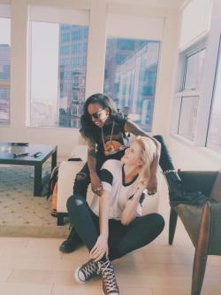 afterellen:  Angel Haze and Ireland Baldwin: A love story told on Twitter A damaged and brilliant rapper from the wrong side of the tracks meets and falls in love with the pretty blonde daughter of a famous actor. No, it’s not the plot of a CW pilot.