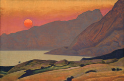 dappledwithshadow:  Monhegan, MaineNicholas Roerich, 1922