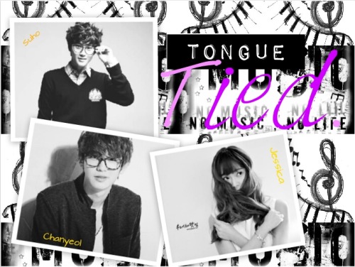 ❄ ┊「 Tongue Tied. 」 - jessica romance snsd exo chanyeol suho exoshidae - main story image