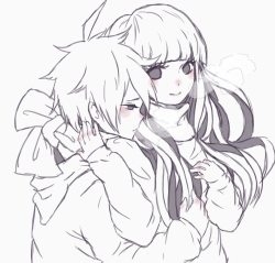 shironoyume-deactivated20140313:  &ldquo;Let’s go, Naegi…Even if the outside world has fallen to ruin, and even if it has been blanketed in despair, I actually kind of look forward to it, if I can face it with someone like you.”- Kirigiri Kyoko.