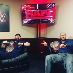 twinkle-toes95:  wwecesaro: Waiting for competition like… #WeAreTheBar #TagTeamChampions #RAW @wwesheamuswwesheamus‪…worthy competition is turning up when? #RAW ‬