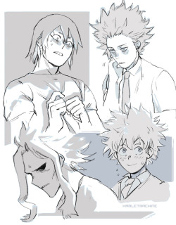 Some BNHA sketches from my sketchbook