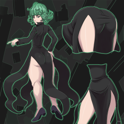 demenarts88:  Was supposed to post it up yesterday but got caught up with family stuff, being Christmas and all lol Anyways, hope you guys enjoyed it and here’s my Tatsumaki fanart! High quality uncensored/censored versions are available on my Patreon 